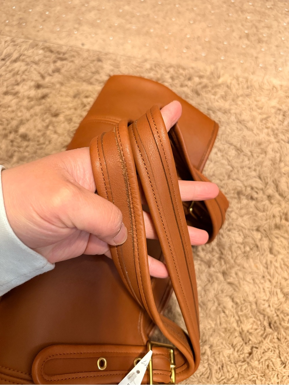 Coach Brown Leather Tote Bag - Picture 11 of 16